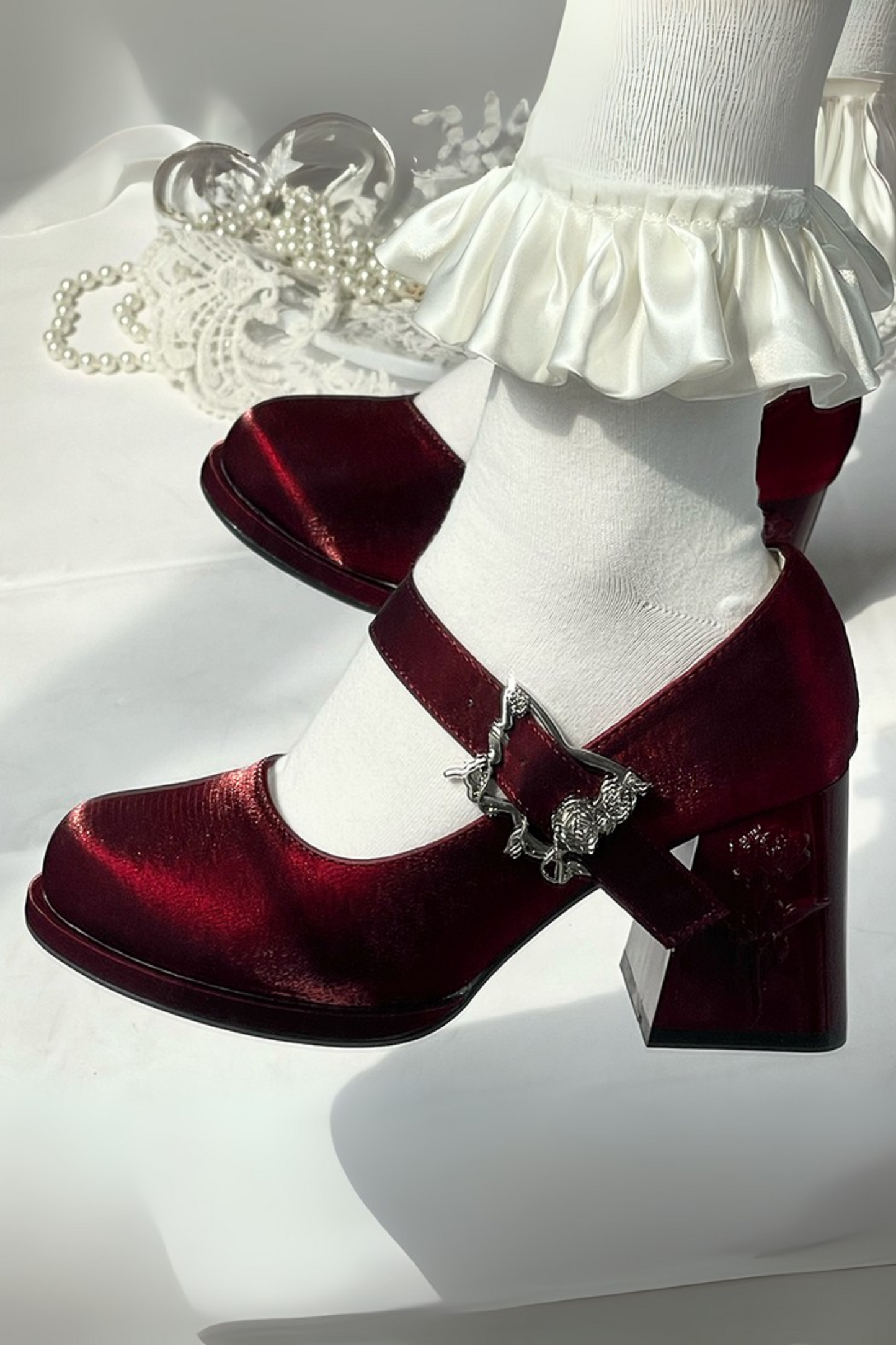 Floating Dreamland Platform Block Heels