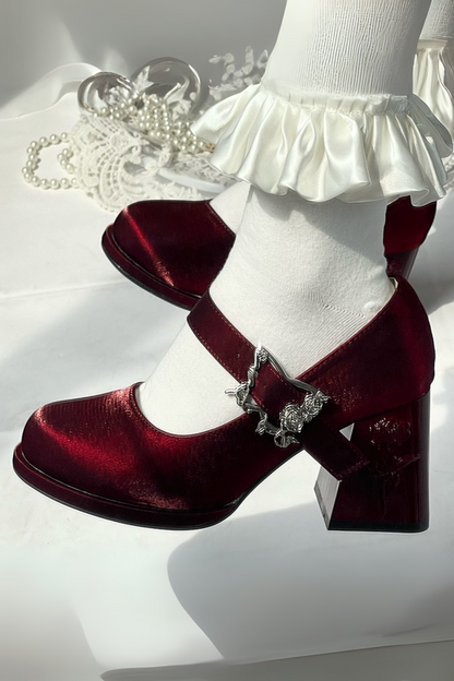 Floating Dreamland Platform Block Heels