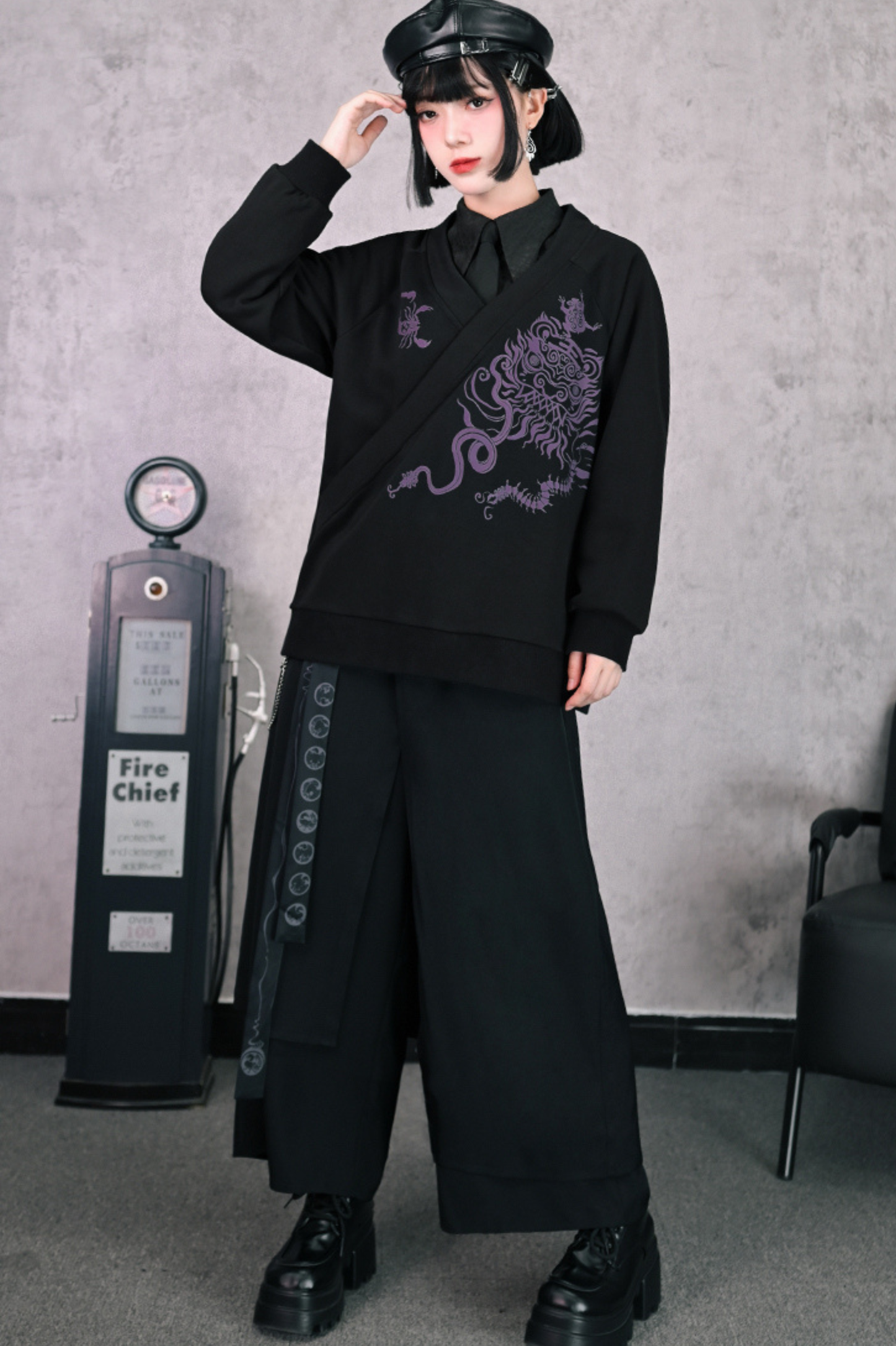 チャイナデザインプルオーバー