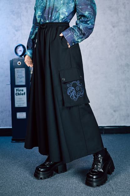 シックワイドレッグパンツ