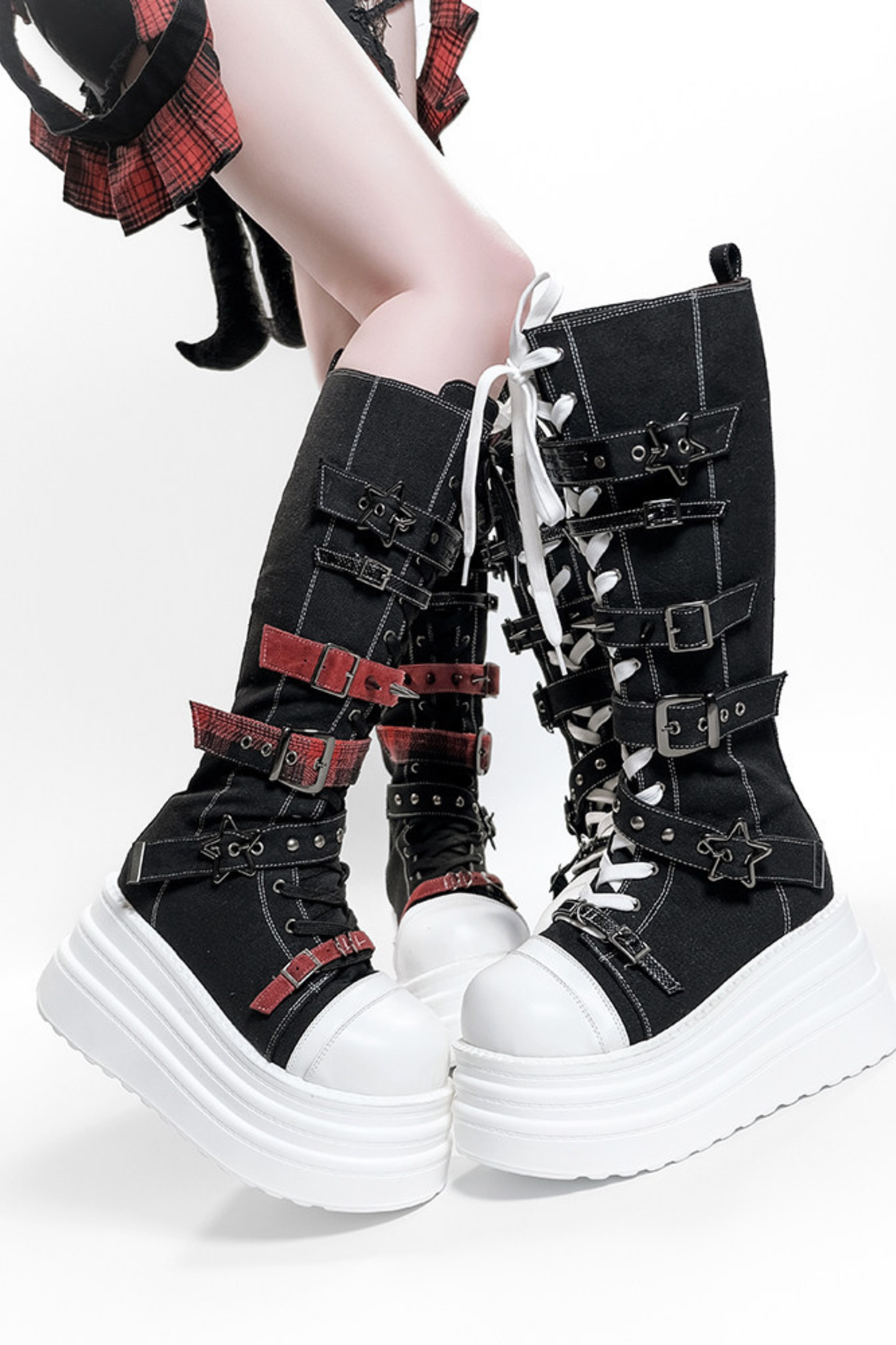 Y2K Punk Platform Boots