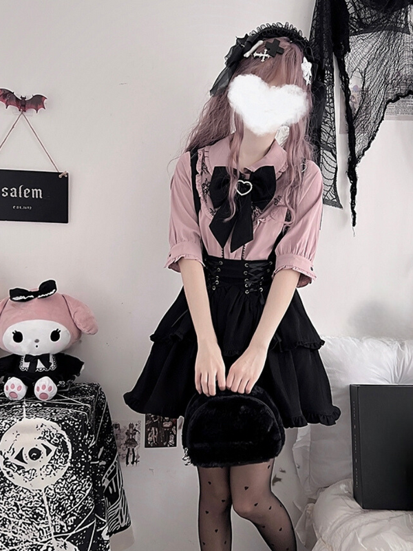 Mine Blouse + Suspender Skirt Set