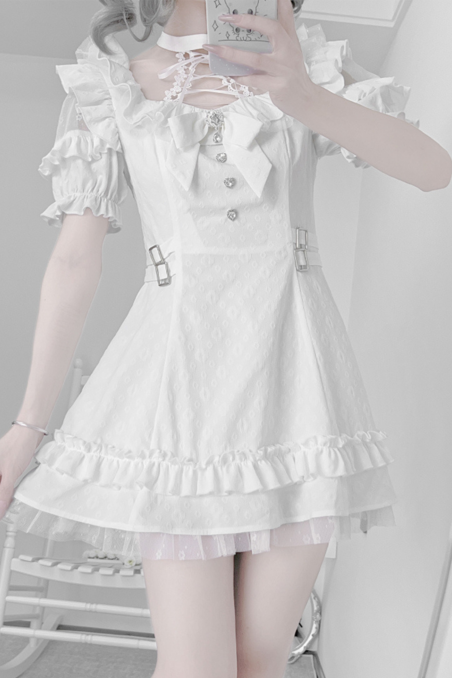 Source Monochrome Black Subculture Dress