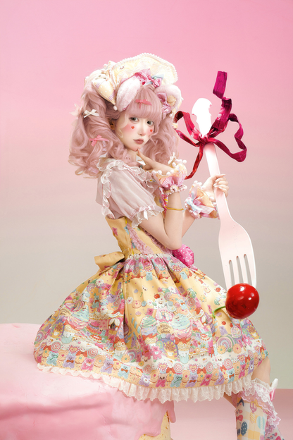 スウィートハートキャンディサスペンダースカート+ジャンパースカート