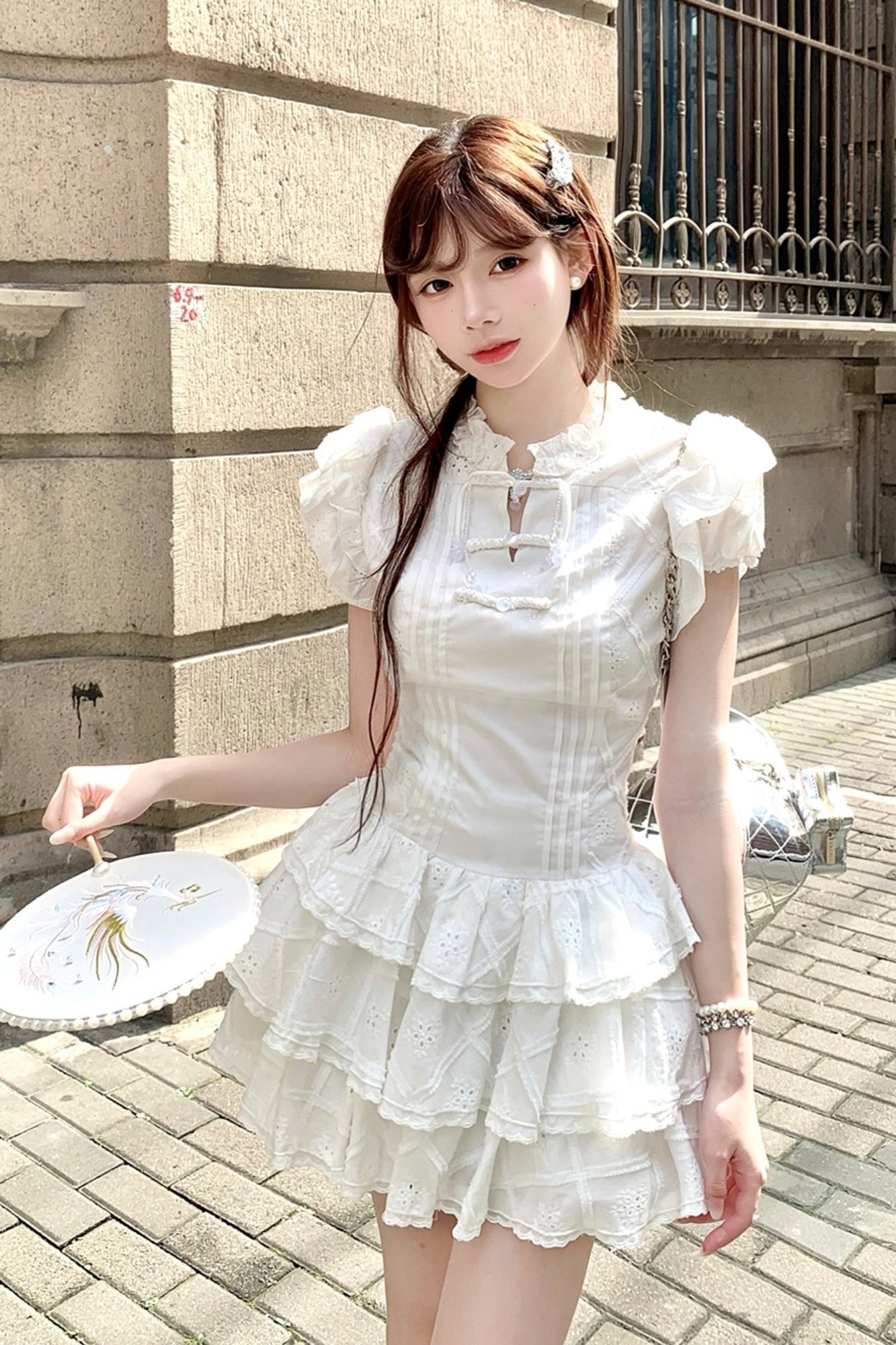 White Tea Lily Moonlight Dress