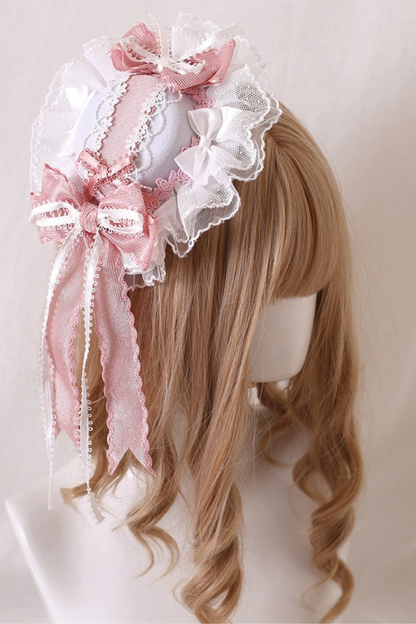 Silk Satin Dot Ballet Style Hair Accessories