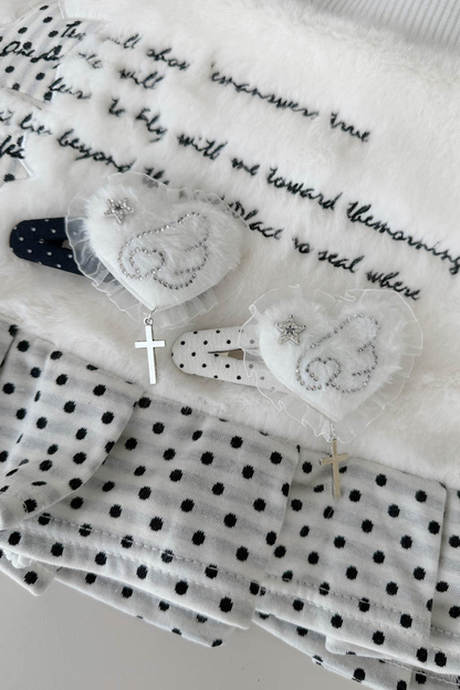 Light Stone Angel Hair Pin