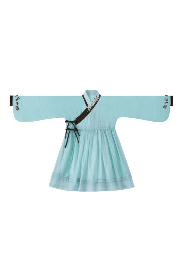 Mint chocolate china top + skirt + long skirt + accessories