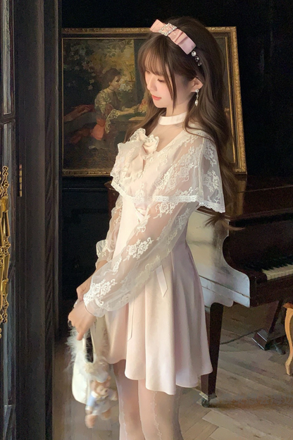 French Sweet Flare Dress