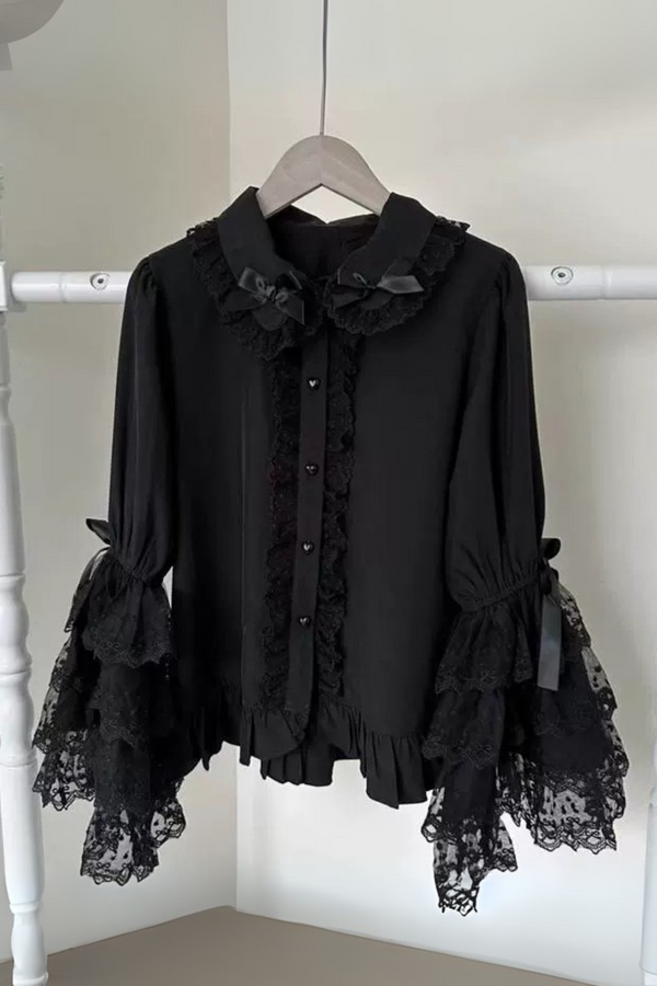 レーススリーブロリータブラウス