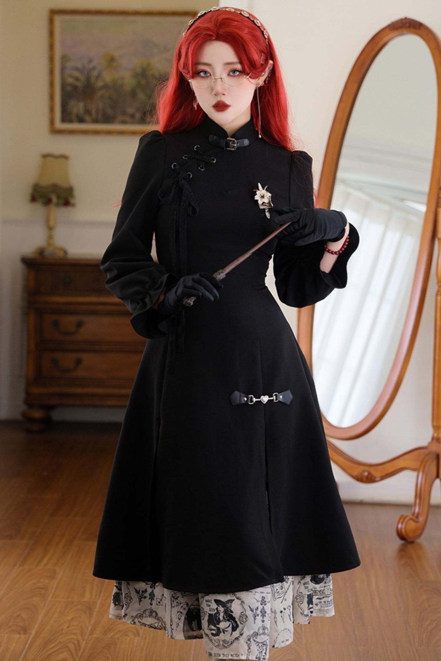 China mode long dress