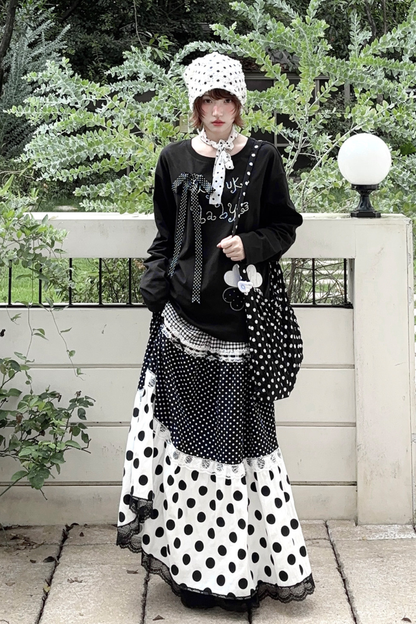 Clover Loose Top + Patchwork Skirt