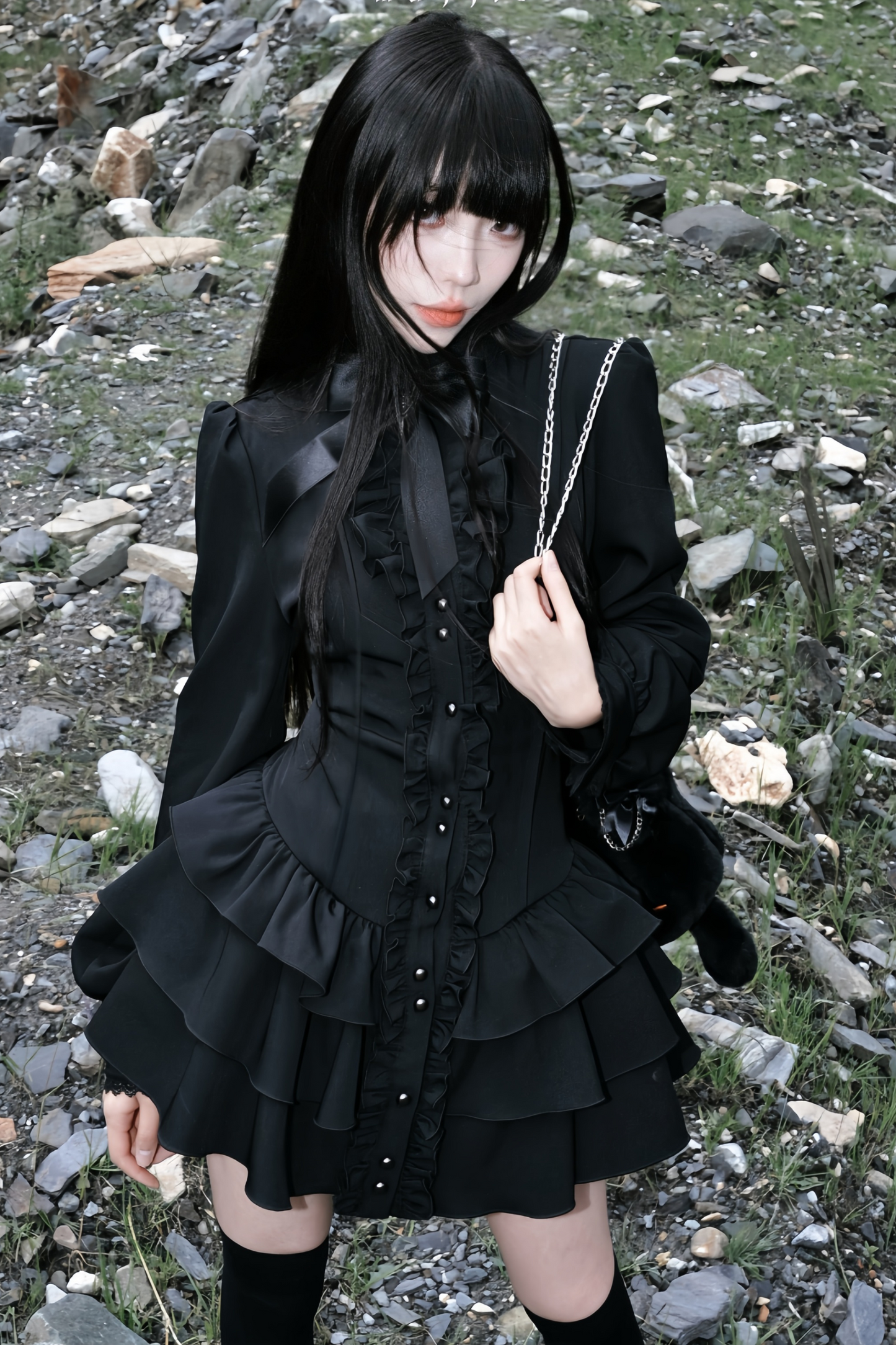 ナイトビジットゴシックレトロドレス