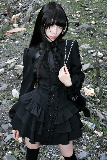 ナイトビジットゴシックレトロドレス