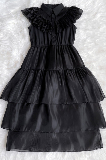 Gothic Addams Family Cosplay Dress