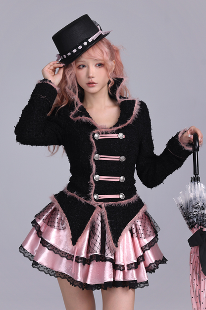 ブラックウールンファンタジージャケット