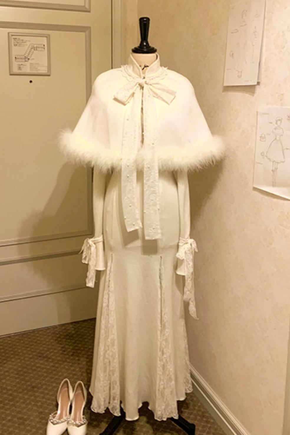 Sweet girly shawl cape