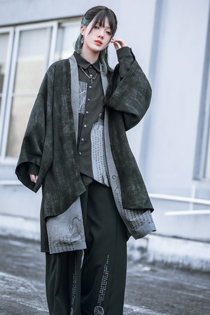 Asymmetrical China Mode Shirt