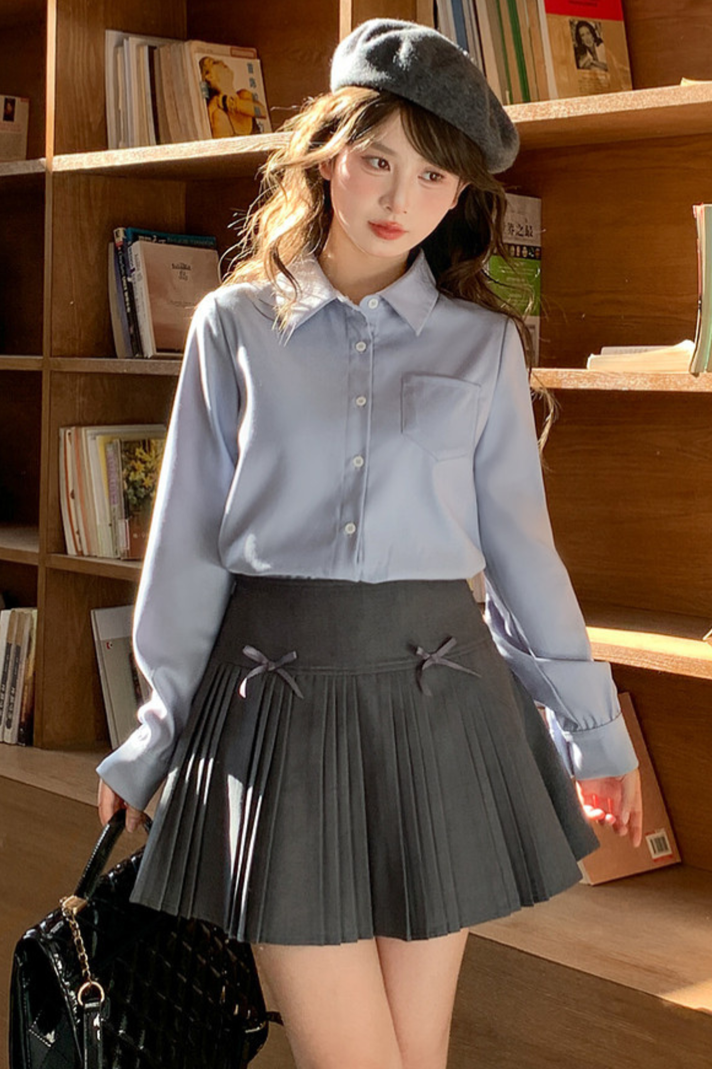 スイートリボンプリーツスカート