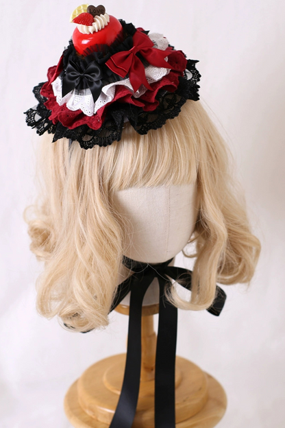 レースケーキアンソニーケーキシルクハット