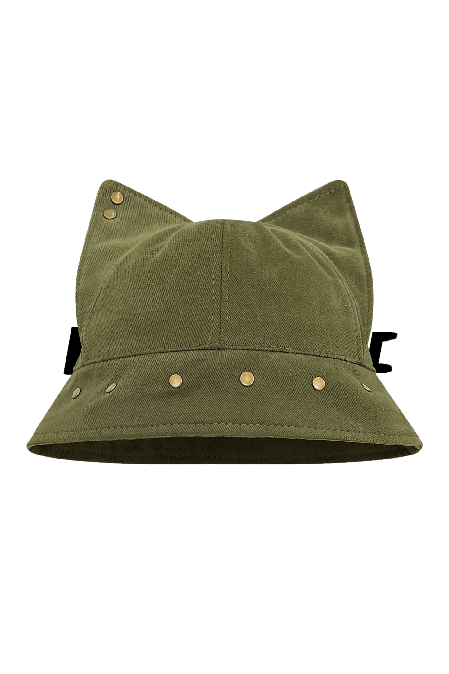 Studded Cat Ear Bucket Hat