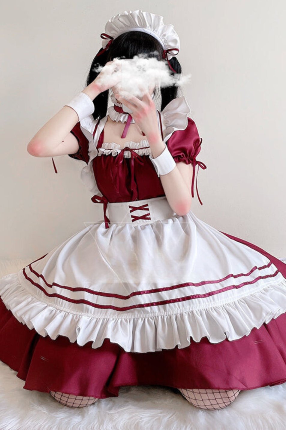 Large Size Loli Maid Cosplay Set