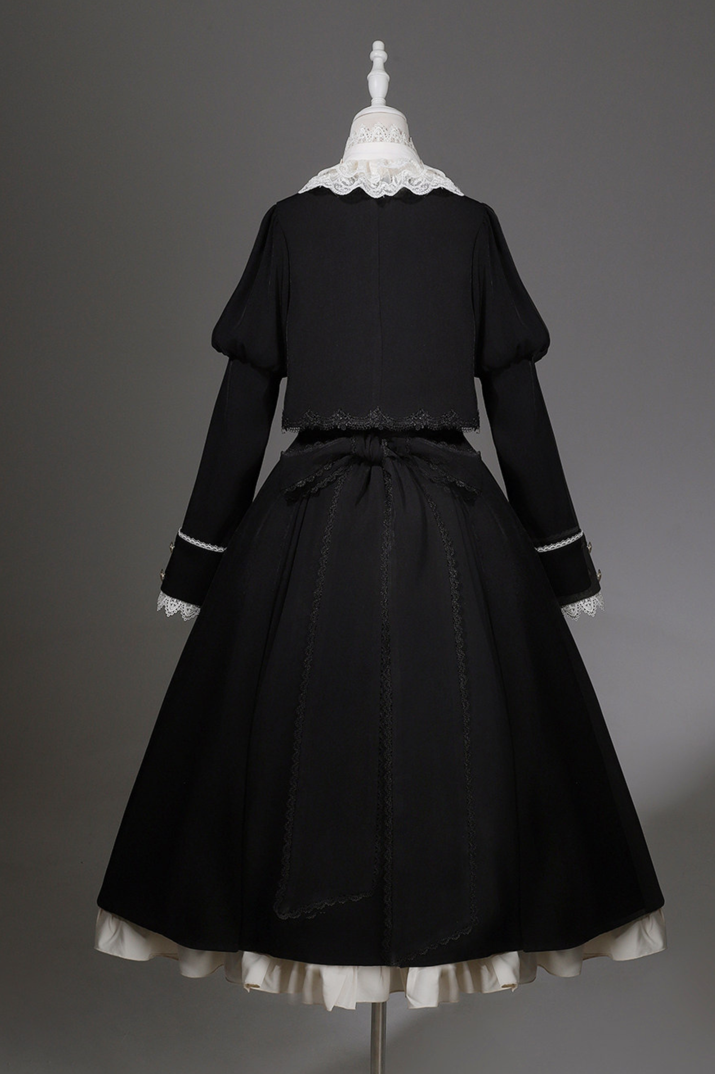 【予約商品】ゴシックダークサスペンダーロングドレス+シャツ+ジャケット