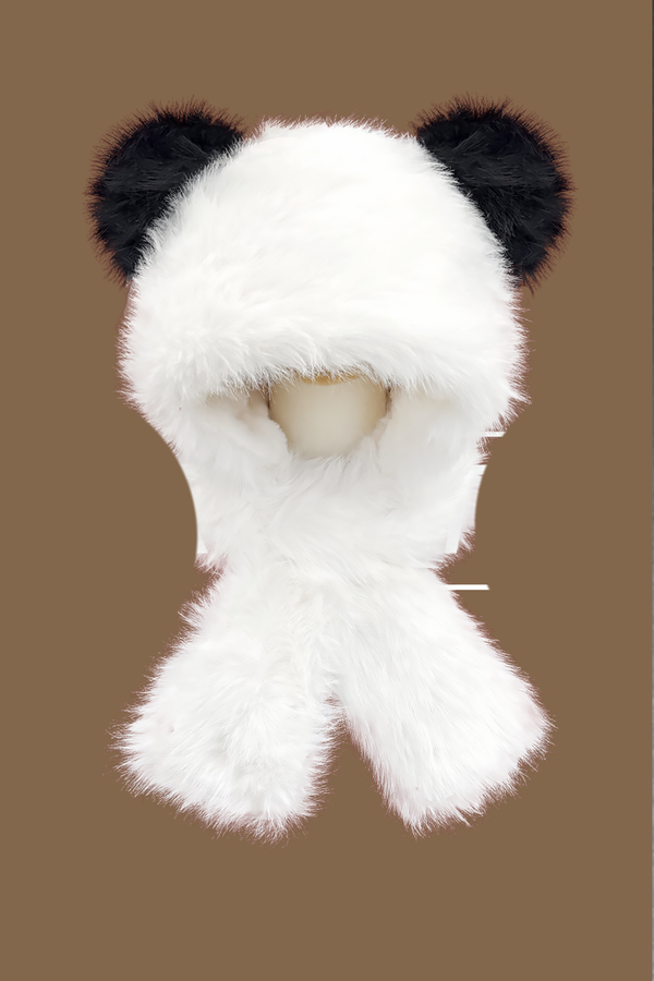 ファーベアマフラーハット