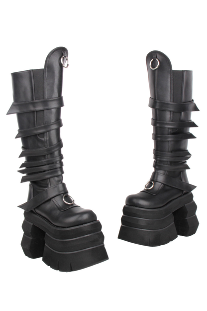Punk Platform Long Boots