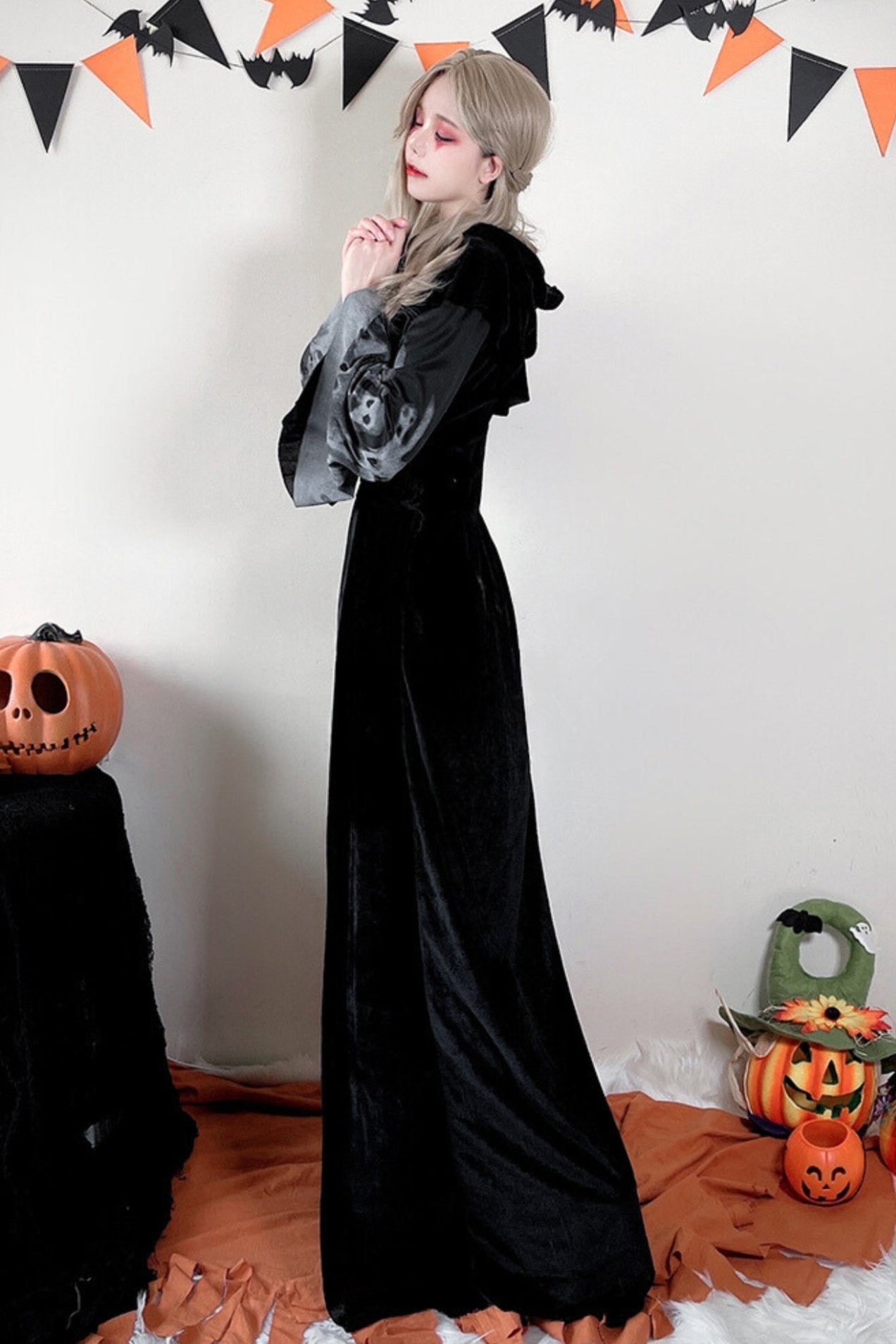 Adult Skeleton Witch Cosplay Dress