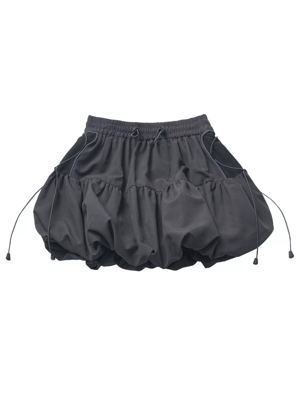 バーニングエンバーズストラップデザインブラックグレーサマーレイヤードスーツ