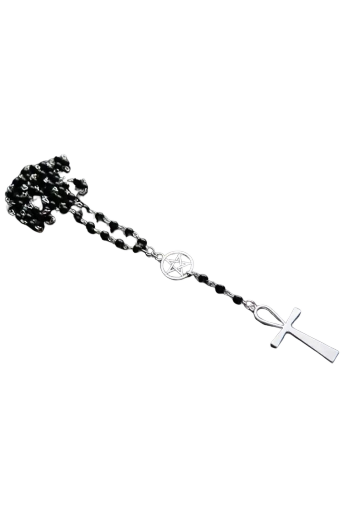 Chain Dark Gothic Cross Necklace