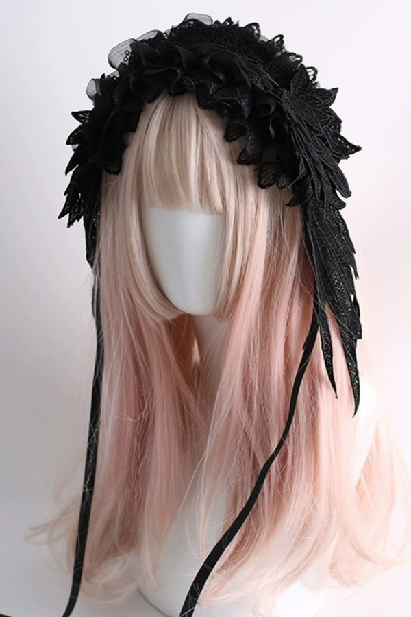 Gorgeous feather Lolita hair accessories