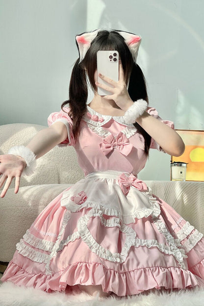 Japanese Lolita Maid Cosplay Set