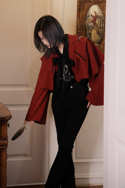 Witches Short Cape Coat + Skirt