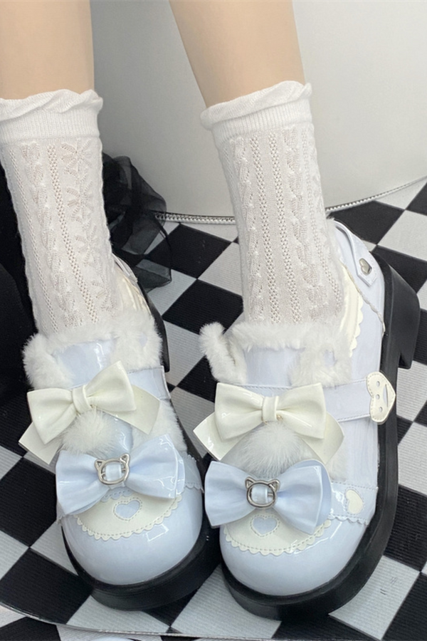 Double Ribbon Sweet Girly Shoes