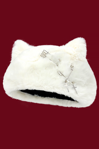 Cat Ear Plush Beret