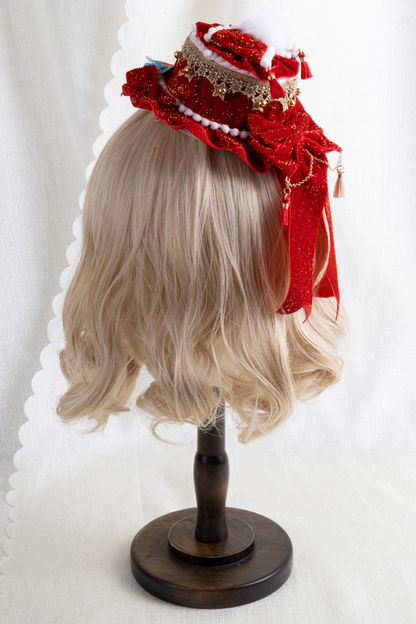 レッドベルベットロリータヘアクリップ