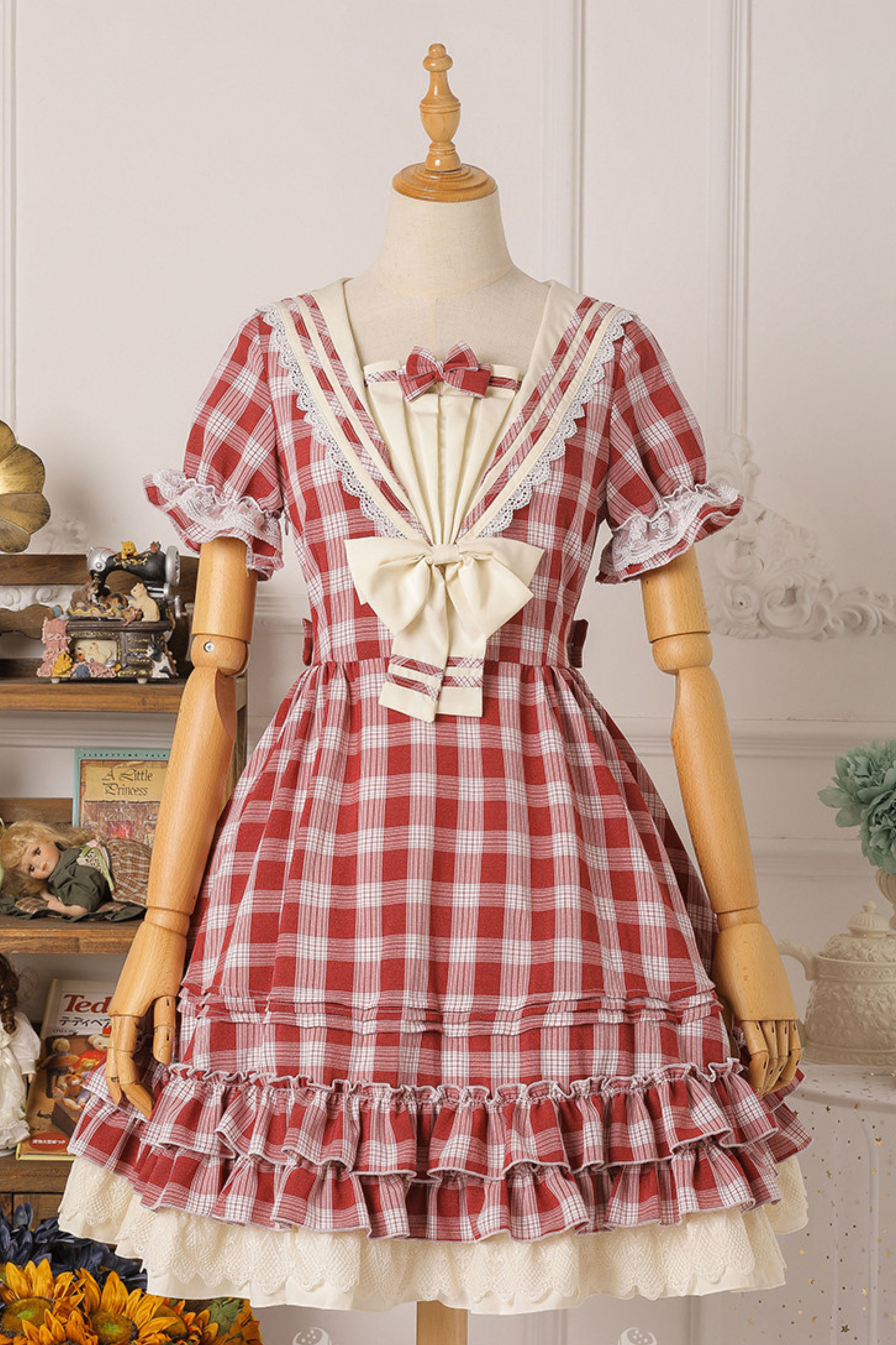 Sweet Witch Check Lolita Dress