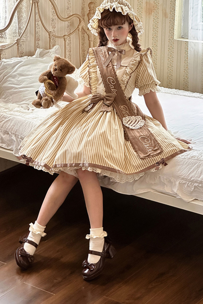 Twilight Town Chocolate Lolita Dress