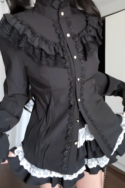 Dark Girl Elegant Shirt