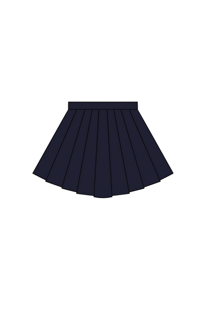 アニメーションヒロインセーラートップス＋プリーツスカート＋レッグカバー