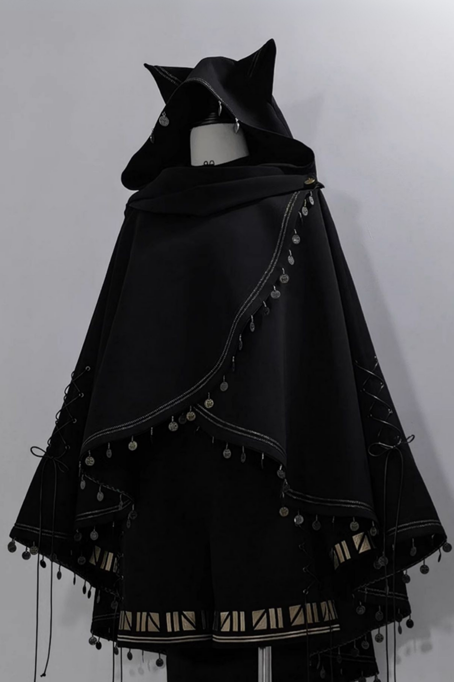 [Mar. 26, 2012 Deadline for reservation] Black Cat Lolita Prince Series Cat Ear Oversize Cloak