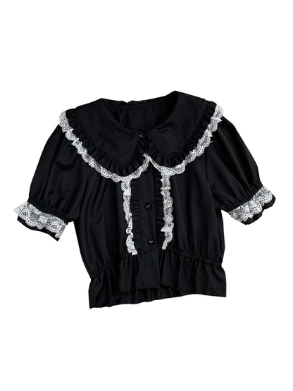 Race Puff Three Blouffle Ribbon Shirt [Produit de réservation]