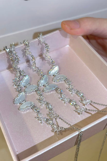 Moonlight Butterfly Short Necklace