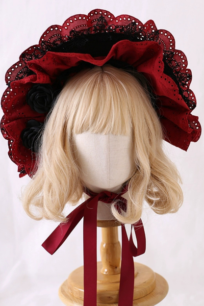 ゴシックシッククラロリータハット