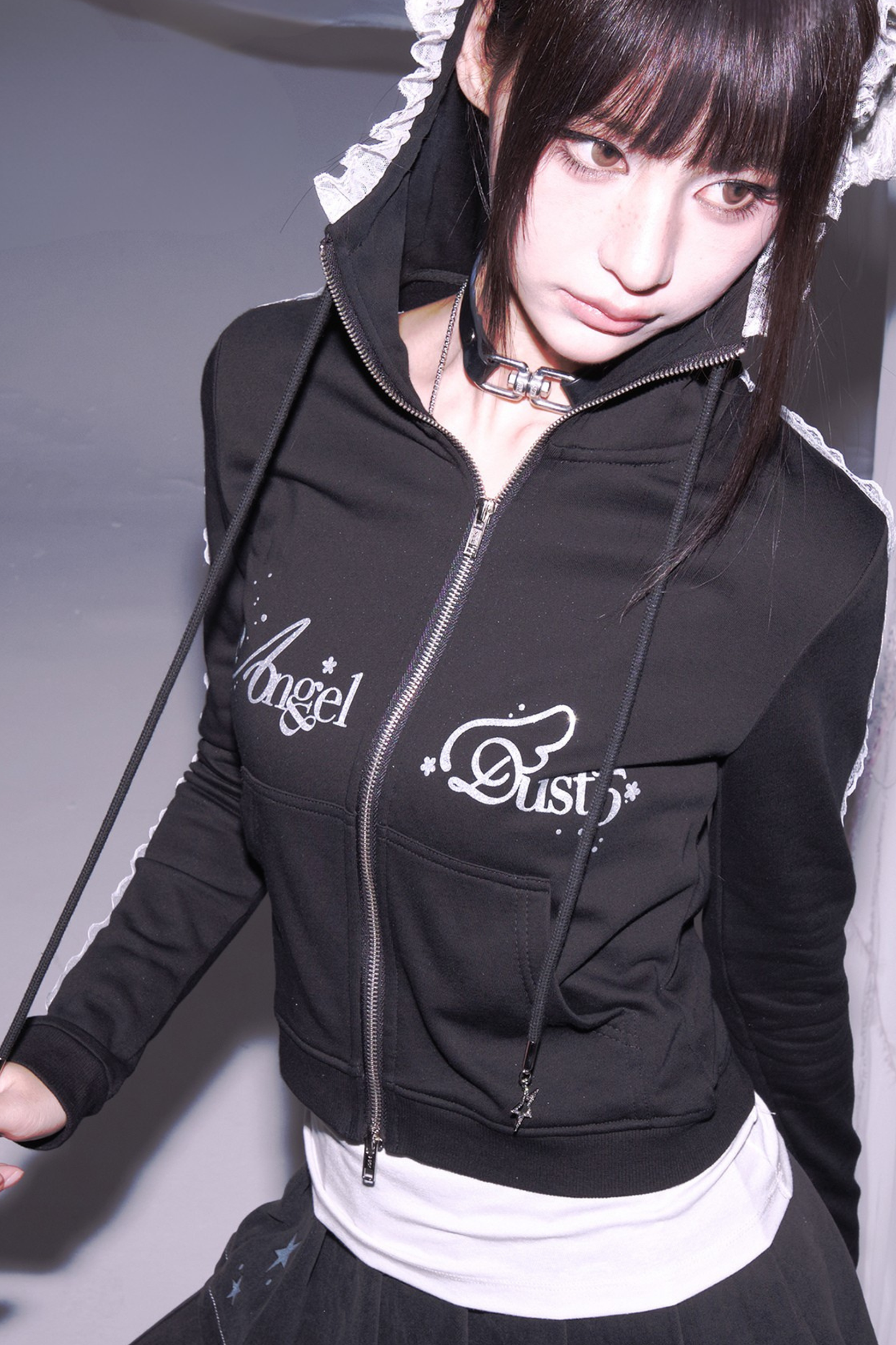 エンジェルストーンロゴY2Kパーカー