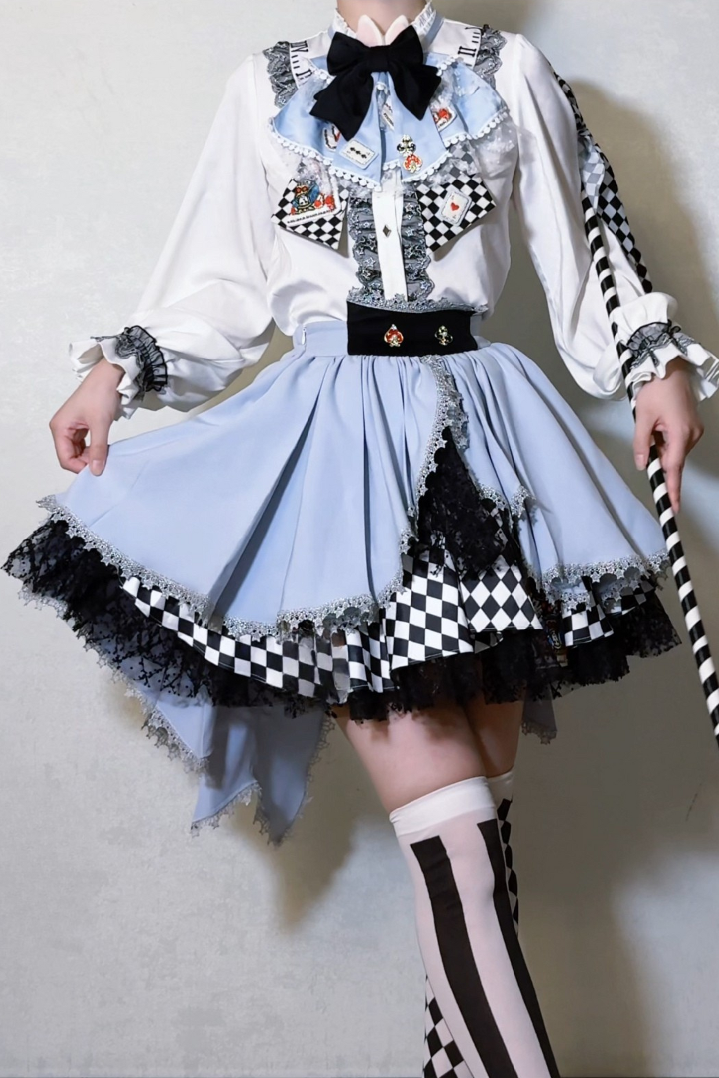 【Reserviertes Produkt】Alice Party Serie Layered Rock + Rückenschleife