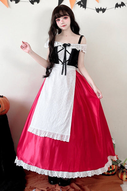 Witch Cape Puffy Princess Dress