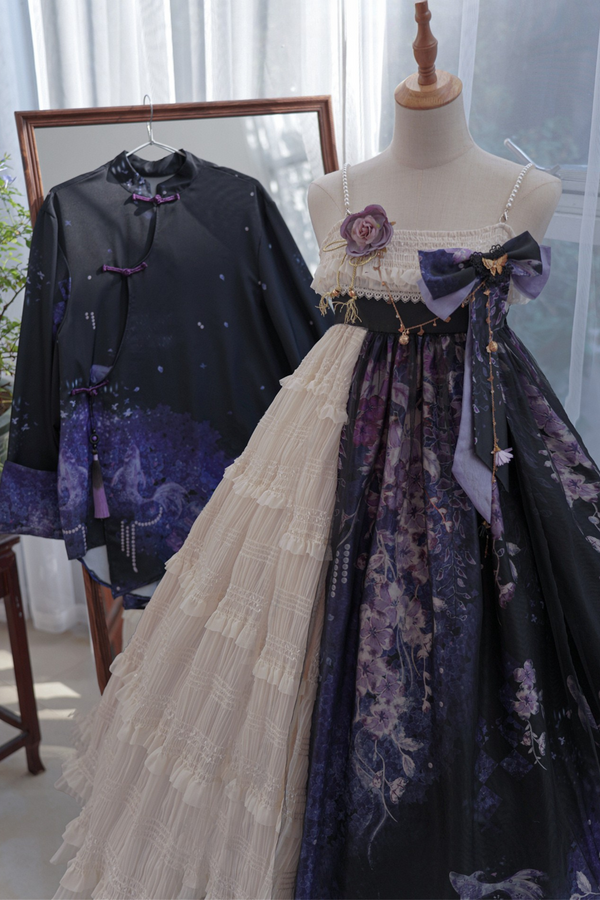 星空の夜魔法ロリータセット